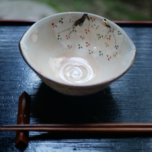 京焼・清水焼 色絵 編笠鉢 （桜・紅葉） お椀・ボウル・鉢 Shun 通販