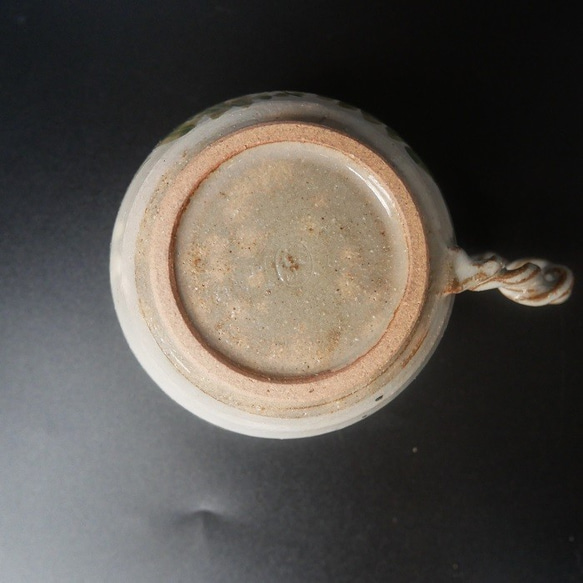 京焼・清水焼  コーヒー碗皿（春草） 5枚目の画像