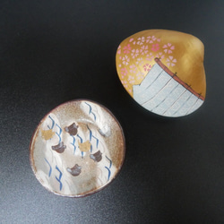 乾山　絵替わり手塩皿　10客 乾山 絵替わり手塩皿 10客 乾山 絵替わり手塩皿 10客 （色絵