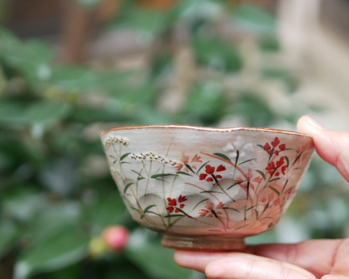 平安 京泉 清水焼 組飯茶碗
