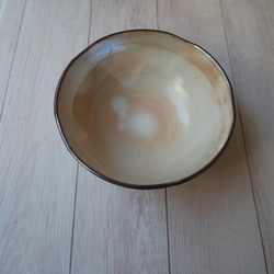京焼・清水焼　イッチン　ラスター彩　ご飯茶碗　ペアセット　（ブルーとピンク）　 9枚目の画像