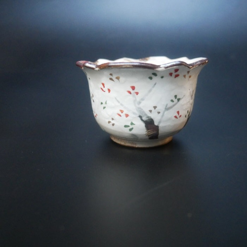 京焼・清水焼 乾山写し 色絵 付出し（雲錦） お椀・ボウル・鉢 Shun