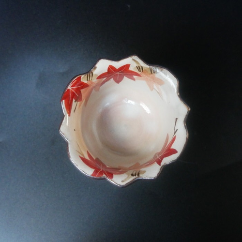 京焼・清水焼 乾山写し 色絵 付出し（雲錦） お椀・ボウル・鉢