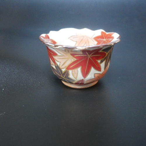 京焼・清水焼 乾山写し 色絵 付出し・小鉢（紅葉） お椀・ボウル・鉢