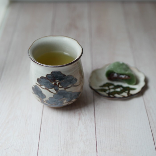 京焼・清水焼 鉄絵 湯呑み 2個セット（松） 湯呑み Shun 通販
