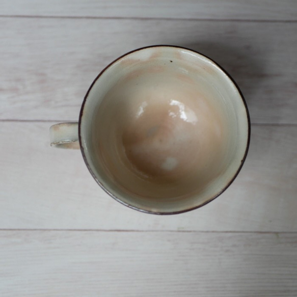 京焼・清水焼 　色絵　コーヒーカップ（紫陽花） 5枚目の画像