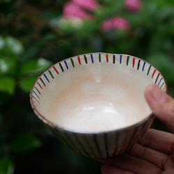 京焼・清水焼　ご飯茶碗　十草（または麦わら手）サイズが選べます 3枚目の画像