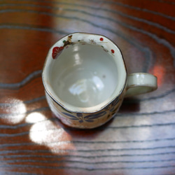 Kyo-yaki / Kiyomizu-yaki 彩繪杯 四時花（梅花、櫻花、鐵絲、萩） 第6張的照片