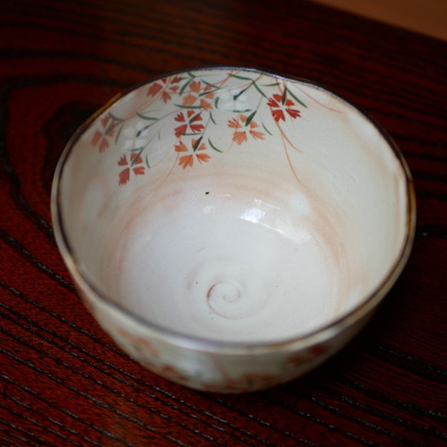 京焼・清水焼 色絵 抹茶茶碗（撫子） 茶碗・めし碗 Shun 通販