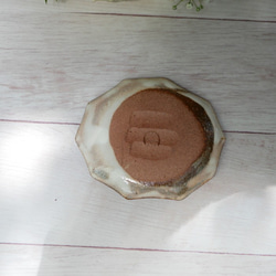 京焼・清水焼　色絵　ミニ小皿（葡萄・ピンク） 4枚目の画像