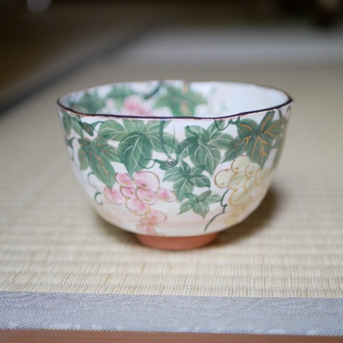 京焼・清水焼 色絵 抹茶茶碗（葡萄） 茶碗・めし碗 Shun 通販