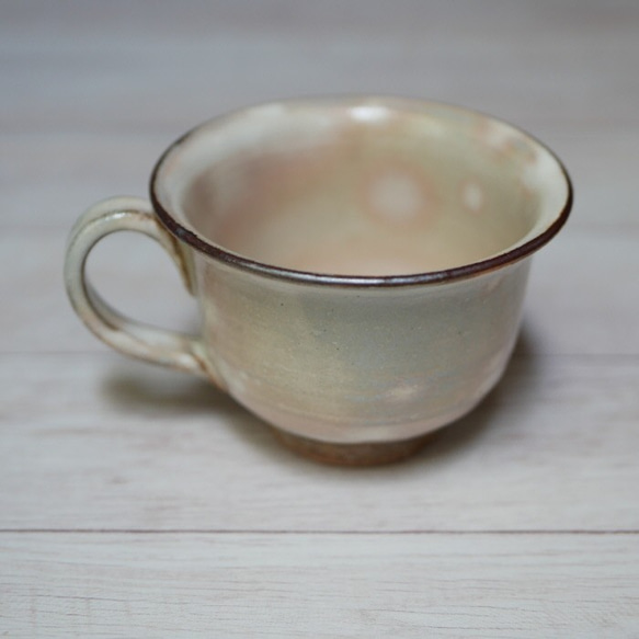 京焼・清水焼　色絵　コーヒーカップ　雲錦（桜と紅葉） 3枚目の画像
