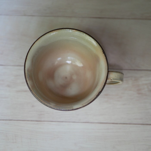 京焼・清水焼　色絵　コーヒーカップ　雲錦（桜と紅葉） 4枚目の画像