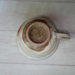 京焼・清水焼　色絵　コーヒーカップ　雲錦（桜と紅葉） 5枚目の画像