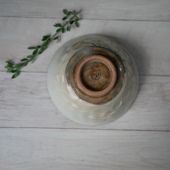コスモスの図　飯碗（中）　陶器　京焼・清水焼　 5枚目の画像