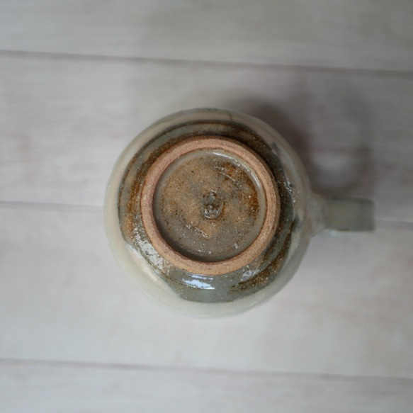 コスモスの図　マグカップ　陶器　京焼・清水焼　 5枚目の画像
