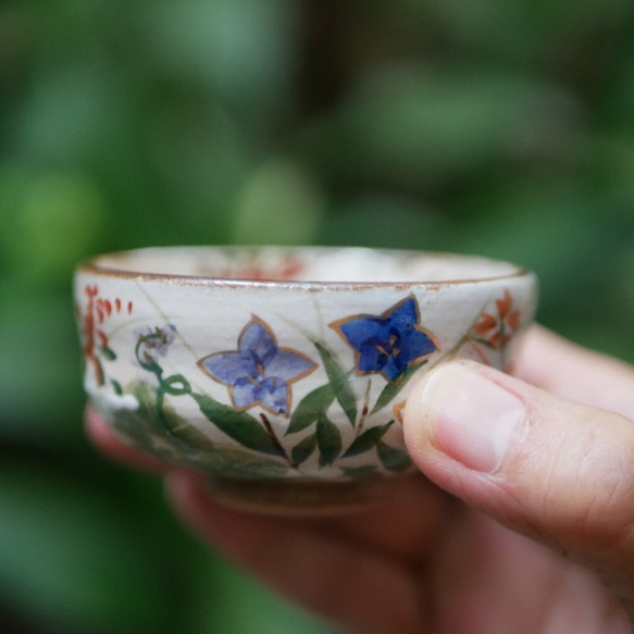 ぐい呑み 秋草 陶器 京焼 おちょこ・ぐい呑み・徳利 Shun 通販｜Creema 