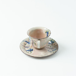 藤　コーヒー碗皿　乾山写し　陶器　 2枚目の画像
