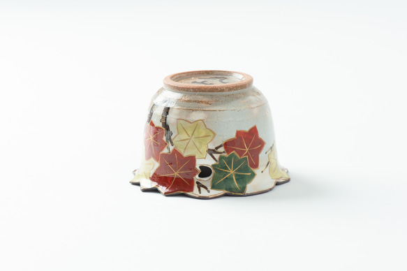 紅葉　深めの小鉢　乾山写し　陶器　 3枚目の画像