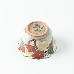 紅葉　深めの小鉢　乾山写し　陶器　 4枚目の画像
