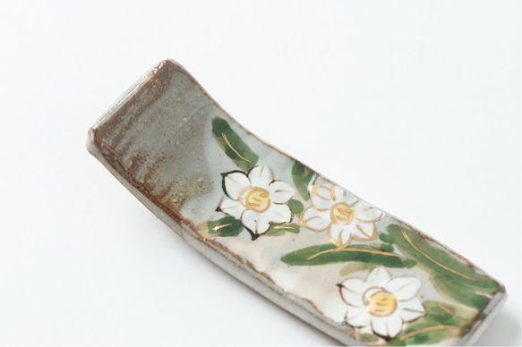 水仙、菊、萩、紅葉　箸置　陶器　 6枚目の画像