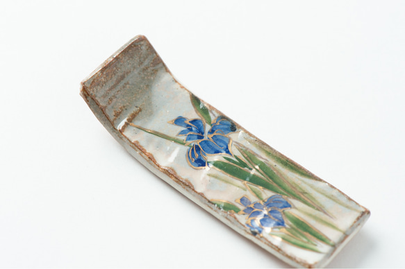 水仙、菊、萩、紅葉　箸置　陶器　 9枚目の画像