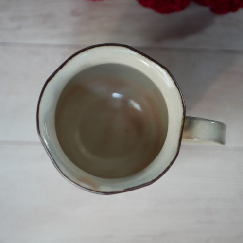 イングランド アンティーク マジョリカ焼 桜 カップ イングランド