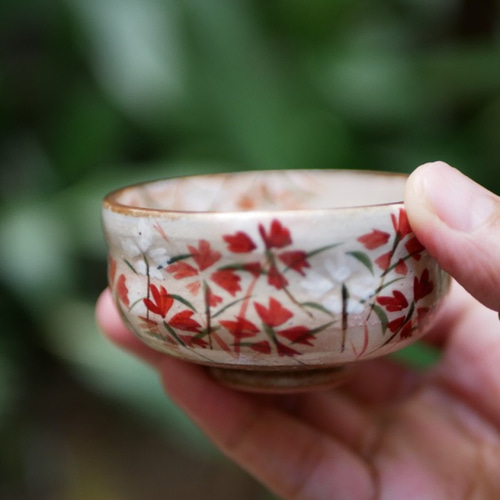 ぐい呑み 撫子 陶器 京焼 おちょこ・ぐい呑み・徳利 Shun 通販
