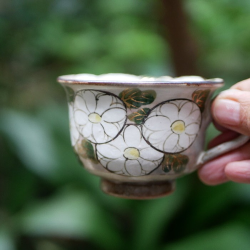菊 コーヒー碗皿 乾山写し 陶器（受注制作） ティーカップ Shun 通販