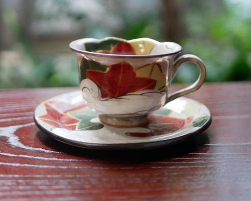 竜田川 コーヒー碗皿 乾山写し 陶器 ティーカップ Shun 通販 12871979