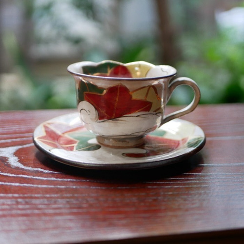 竜田川 コーヒー碗皿 乾山写し 陶器 ティーカップ Shun 通販 12871979