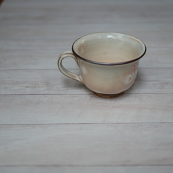 咖啡碗盤子 四時花（梅花、櫻花、鐵絲、萩） 陶器京瓷 第7張的照片