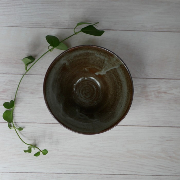 青海波浪紋免碗Itchin裝飾陶器 第4張的照片