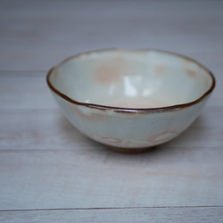 紅白梅蓋飯（大） 一津金齋陶器 京瓷 第5張的照片