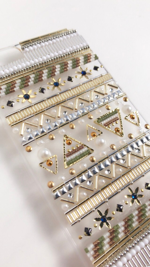 [所有型號均可生產]珍珠卡其色智能手機殼iPhone / Android手機殼 第2張的照片