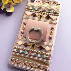 Spring♡LOVE スマホリング付き iPhoneケース 1枚目の画像