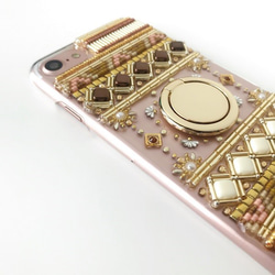 [所有型號] iPhone / Android手機殼配粉紅色青銅⌘智能手機環Salmon Pink 第5張的照片