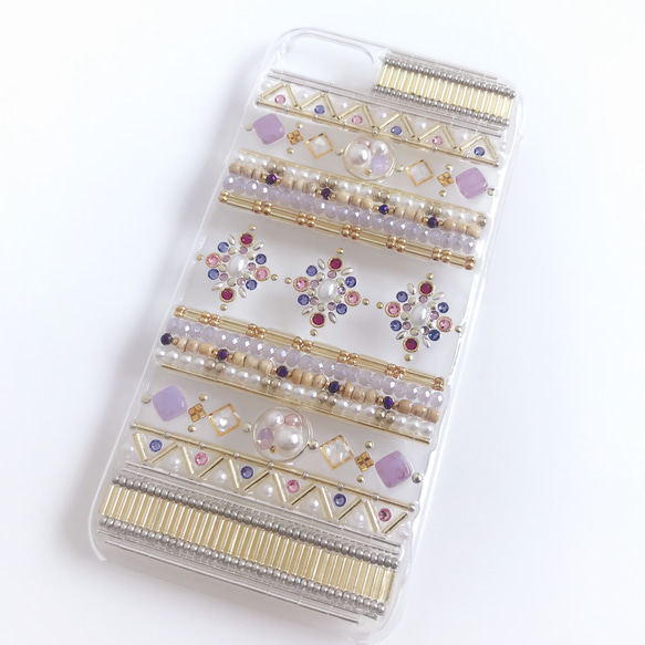 【可生產所有型號】雪花石膏粉 iPhone / Android Case 施華洛世奇 第3張的照片