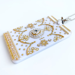 【Pass Case/IC卡包】Race Ballerina White Swarovski 第7張的照片