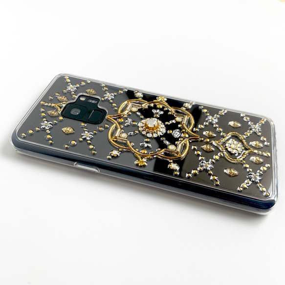 【全機種製作可】フェアリーホワイトオパール 10月誕生石iPhone/Androidスマホケース 8枚目の画像