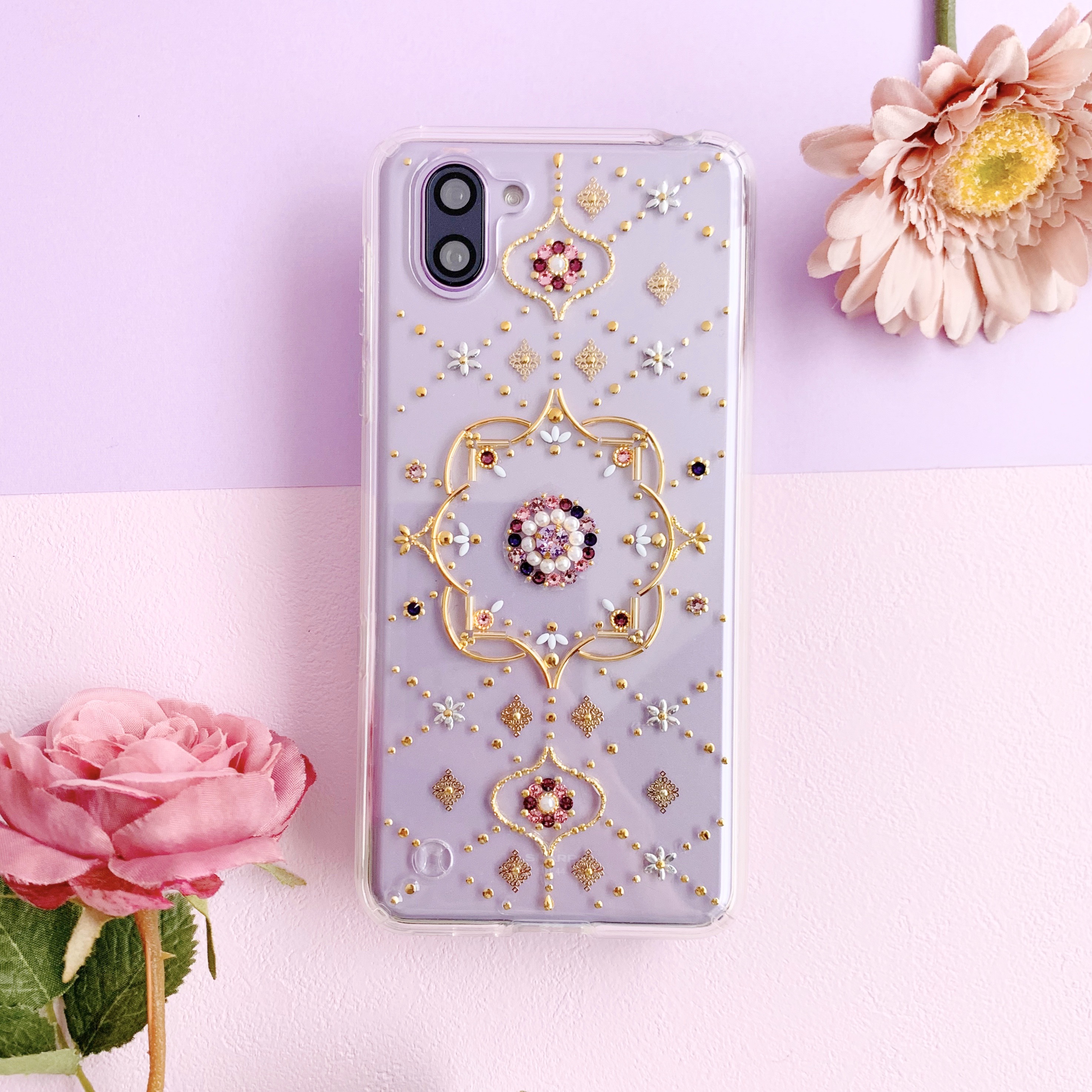 【AQUOS機種】上品華やぐパープル フェアリーラベンダー