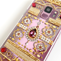 【全機型適用】晨展莎樂美紫二月生辰石彩色紫水晶iPhone/Xperia/Galaxy 第4張的照片