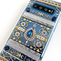 [適用於所有型號] 莫羅展覽莎樂美藍色九月誕生石藍寶石 iPhone/Xperia/Galaxy/AQUOS 第4張的照片