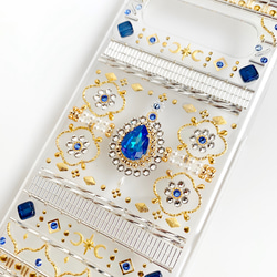 [適用於所有型號] 莫羅展覽莎樂美藍色九月誕生石藍寶石 iPhone/Xperia/Galaxy/AQUOS 第2張的照片