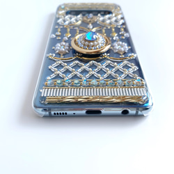 [可生產所有型號] Mariage 水晶藍色手機殼，附智慧型手機環 第7張的照片