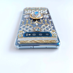 [可生產所有型號] Mariage 水晶藍色手機殼，附智慧型手機環 第8張的照片