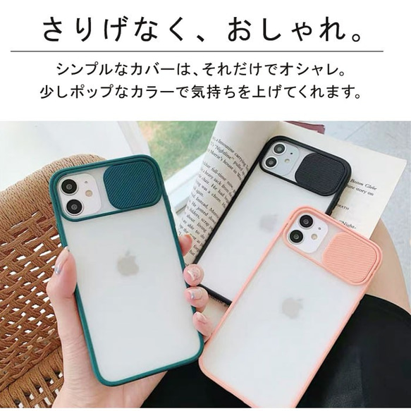【送料無料】iPhone se2 11 7 8  X  xr カバー ケース 透明 かわいい オシャレ シンプル  夏 4枚目の画像