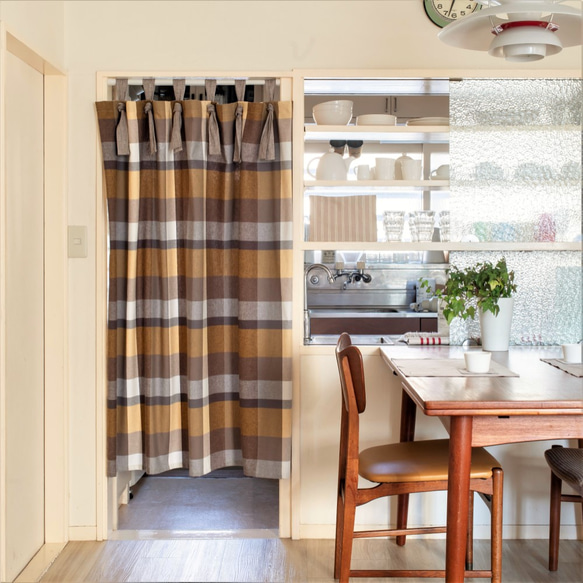 のれん パーテーション 金具付き アイアンバー φ16 アイアンバー