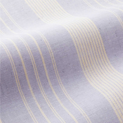 自然素材 リネン混 たてストライプカーテン「モーニイエロー」自然素材カーテン　ナチュラルカーテン 5枚目の画像