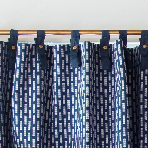 自然素材 綿 コットン 100％ カーテン リバーシブルジャガード「サザナ